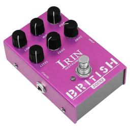 Irin AN-31 pedal de efeito de guitarra som britânico overdrive marshall amplificador simulador pedal de efeito acessórios de guitarra elétrica - Image 5