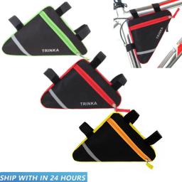 Bolsa triangular impermeável para bicicleta, quadro de tubo frontal, sela, estojo, bolsa de ciclismo, acessórios de bicicleta - Image 1