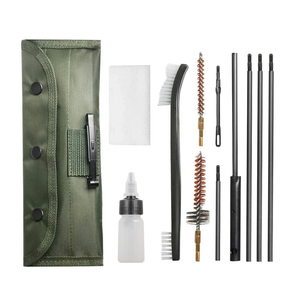 Ar15 m16 m4 arma limpeza kit, 10 pcs/set, airsoft arma limpeza, 5,56 milímetros,. 223, 22lr,. 22, rifle tático - Image 1