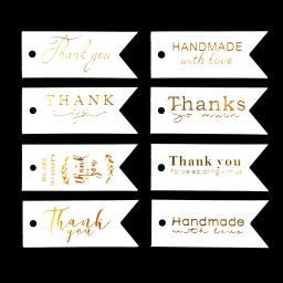Obrigado Tags para Casamento, Obrigado, Imprimível, Golden Tag, Tag Favor, 100 Pçs/lote - Image 1