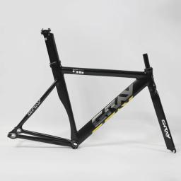 Única velocidade bicicleta Muscle Sensation Parts, Frameset,700C Alumínio Fixed Gear Frame e Fork,Track, Fixie Bike, 48cm, 52cm, F16 - Image 3
