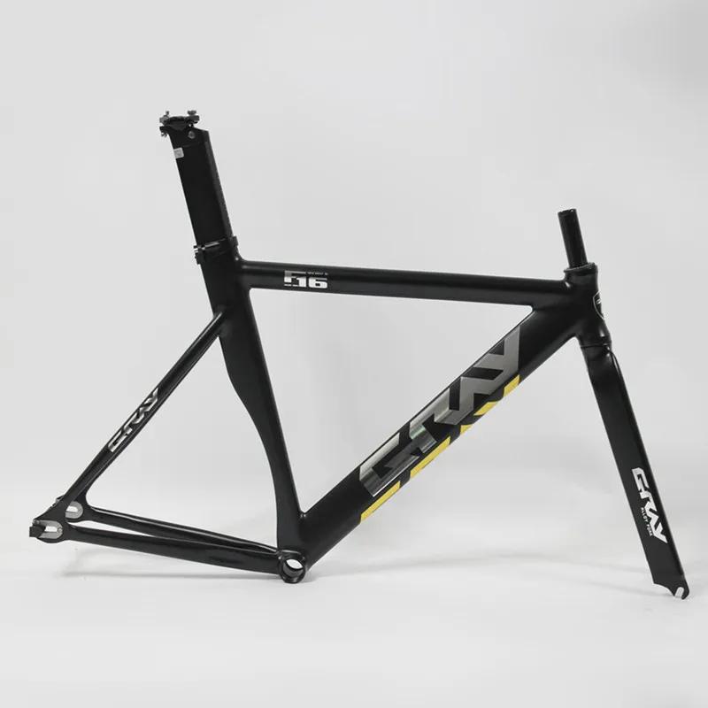 Única velocidade bicicleta Muscle Sensation Parts, Frameset,700C Alumínio Fixed Gear Frame e Fork,Track, Fixie Bike, 48cm, 52cm, F16 - Image 1