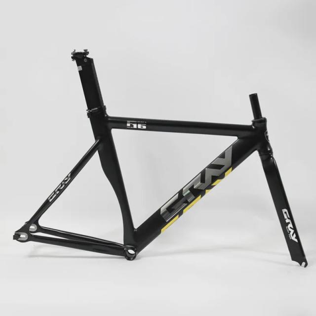 Muscle Sensation Parts Quadro e Garfo Fixed Gear Alumínio 700C CINZA F16