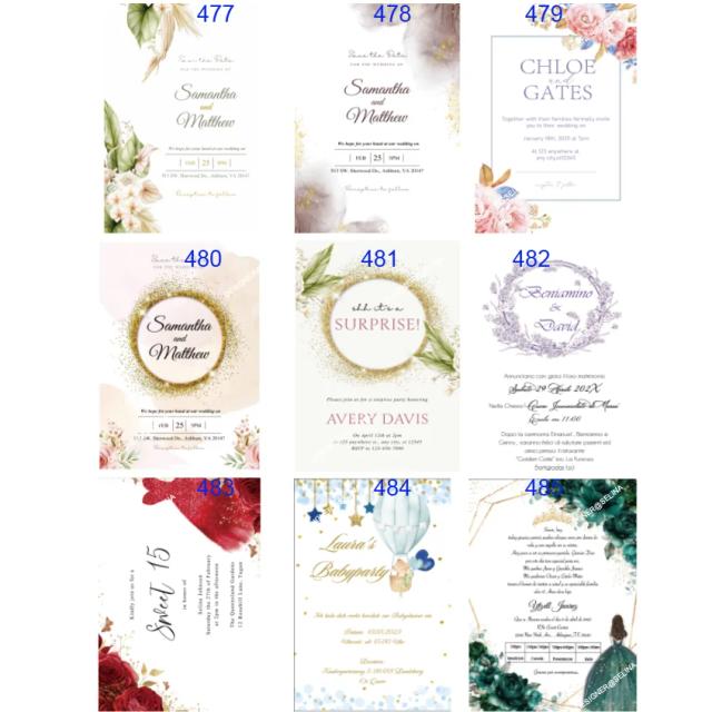 Convite de Aniversário de Casamento: 50 Cartões Personalizados Exclusivos