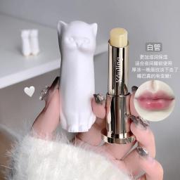 Bálsamo labial natural para gatos, máscara para lábios secos, poder hidratante, cuidados nutritivos, reparo diurno e noturno - Image 3