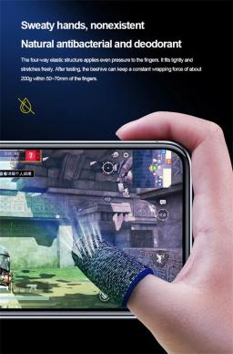 Manga De Dedo De Jogo Respirável, Capa De Dedo, Fingertips para Jogos PUBG Mobile, Controlador De Jogo, 2 Pcs, 10Pcs - Image 6