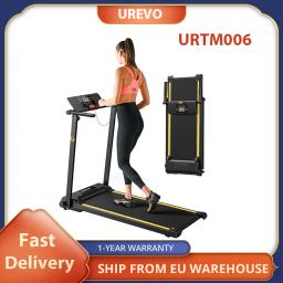 Esteira UREVO Mini Foldi, área de caminhada, 12 programas HIIT incorporados, carga máxima 100kg, carga máxima de 1-10km, 105x40cm - Image 1