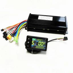 36v/48v/52v/60v e-bike controlador de onda senoidal de 3 modos 40a 1000w 1500w 2000w com medidor lcd coloer s866 (protocolo 2) para e-scooter - Image 2