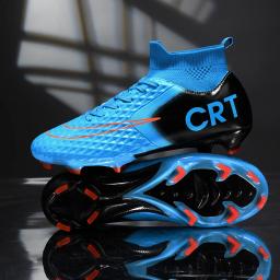 Profissional Long Spikes Sapatos de Futebol para Homens, Botas de Futebol Chuteiras, Indoor Calçados Esportivos, Unisex, Respirável, Macio, Drop Shipping, Novo - Image 3
