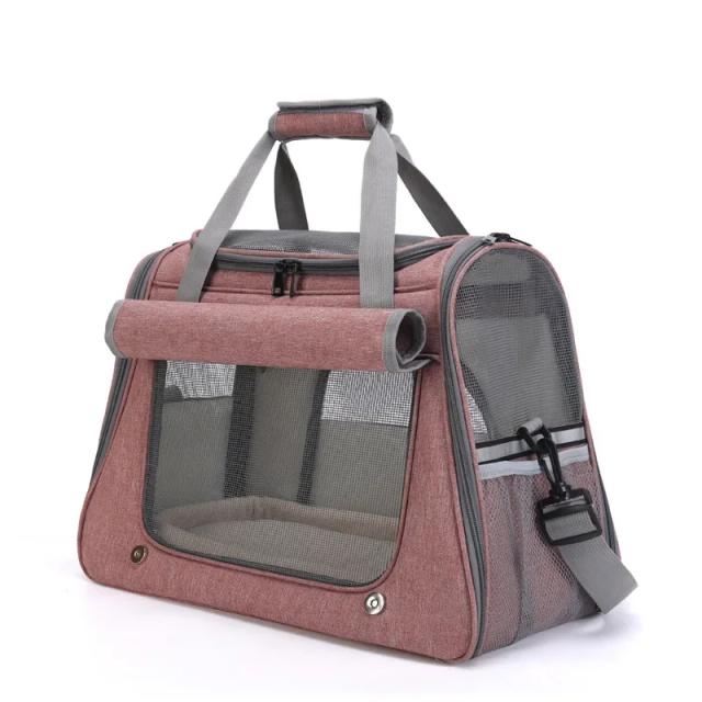 Mochila Transportadora para Gatos e Cachorros com Assento de Carro, Ideal para Viagens e Mudanças, Acessórios para Animais de Estimação
