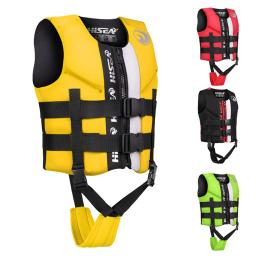 Colete salva-vidas de neoprene para crianças, colete de flutuabilidade grande, esportes aquáticos, pesca, rafting, surf, barco, segurança à vela, verão - Image 1