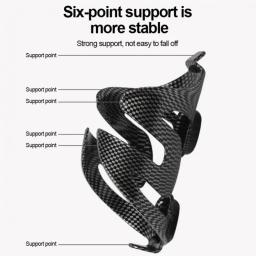 Ciclismo ultraleve Water Bottle Cage, bicicleta hidratação, gaiola de fibra de carbono para bicicletas, alto desempenho, durável, versátil, elegante - Image 5
