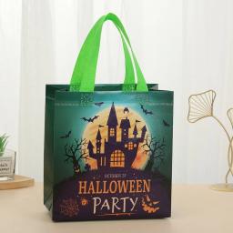 Sacolas pequenas com alças, saco de presente não tecido multifuncional, suprimentos para festa de Halloween, truque ou deleite, embrulho - Image 6