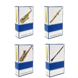 77HC 10 pçs/set Alto/Soprano/Tenor Saxofone Reeds Força 2.5 Bb Clarinete Reed - Image 1