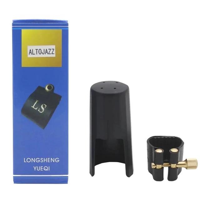 Kit Completo de Acessórios para Saxofone Soprano e Tenor: Bocal, Clipe de Couro e Braçadeiras