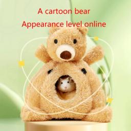 Hamster gaiola roedores rede coelho cama casa suprimentos cobaias furão ninho de veludo dormir cama quente pequenos itens para animais de estimação y5gb - Image 3