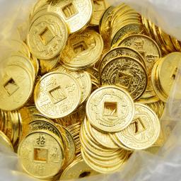 Novo 10/30 pçs 14mm/20mm ouro chinês antigo feng shui sorte moeda boa fortuna dragões antigo dinheiro da riqueza para o presente da coleção - Image 5