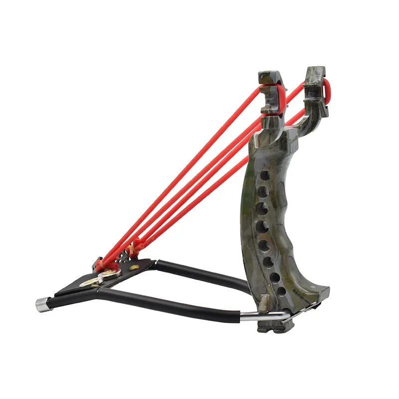 Descanso De Pulso Dobrável Slingshot, Liga De Camuflagem, Estilingue Forte, Caça Multifuncional, Acessórios De Tiro - Image 1