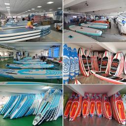 Prancha de remo inflável SUP com barbatanas, prancha de surf de pé, acessórios ultraleves, 2023, 18,5 libras - Image 5