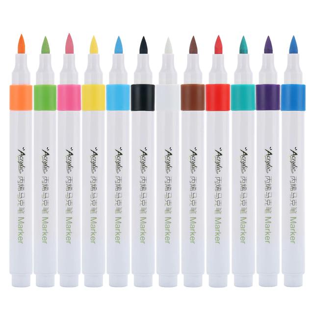 Caneta de Unha Polonês para Cães Secagem Rápida, 12 Cores, Ideal para Estética de Pets e Cuidados Fáceis