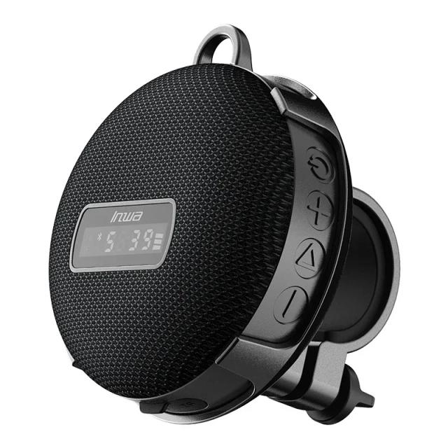 Alto-falante Bluetooth portátil para bike com subwoofer, chamadas mãos-livres e display LED de alta potência 8W