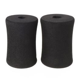 Almofada de espuma para banco de peso, substituição de rolos pretos, funcional para ginástica e exercícios em casa, 1 par - Image 6