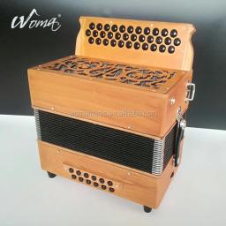 Instrumento acordeão de latão diatônico, estilo clássico Premium, 34K12B, venda quente, 2022 - Image 5