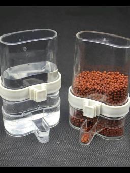 Alimentador Automático De Comida De Pássaro, distribuidor De água, Periquito Pássaro Waterer, Acessórios De Gaiola - Image 1