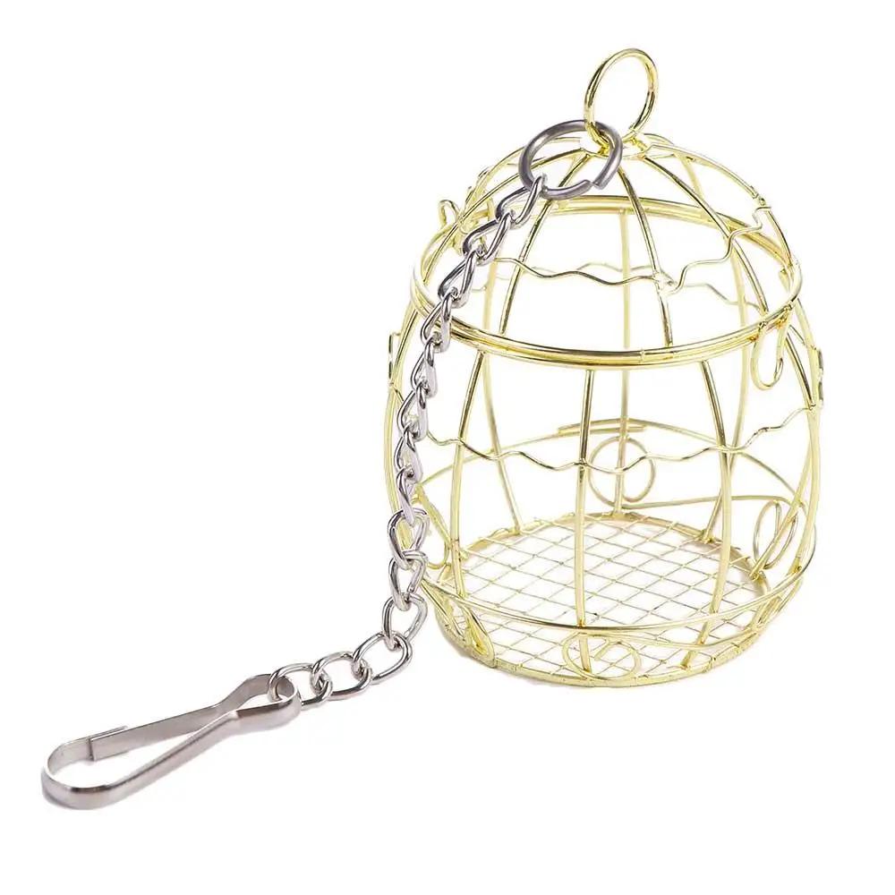 Brinquedos De Triturador De Pássaro De Aço Inoxidável, Alimentador De Gaiola, Forrageamento De Papagaio, Recipiente De Painço, Acessórios Para Animais De Estimação - Image 1