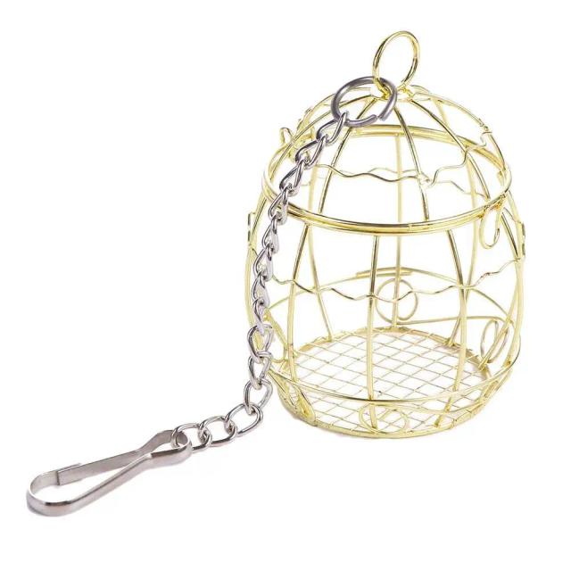 Acessórios Inovadores para Animais de Estimação: Brinquedos e Alimentadores de Aço Inoxidável para Papagaios e Pássaros