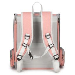 Dobrável Pet Transportadora Mochila com Tapete, Mochila Portátil Respirável, Apto para Até 5kg Cão e 7kg Gato - Image 4