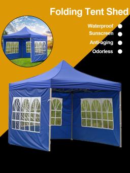 Tenda dobrável de quatro cantos com tecido personalizado, à prova d'água, barraca de jardim, 1 peça - Image 6