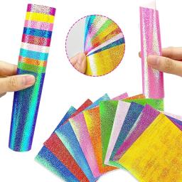 50 folhas de papel quadrado de origami com glitter, dobrável, guindaste de papel de desejo da sorte, artesanato para papel de origami, decoração de festa de aniversário diy, scrapbook - Image 6
