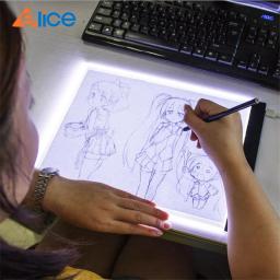 Almofada de Luz Elice-LED para Pintura Diamante, Placa de Luz Alimentada USB, Tablet Gráfica Digital, Desenho Pad, Arte Pintura Board, A4 - Image 1