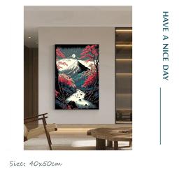 Paisagem sobre tela para adultos, Pinturas PhotoCustom por Número, DIY Artesanato Kits, Decoração de casa personalizada, presente original - Image 2