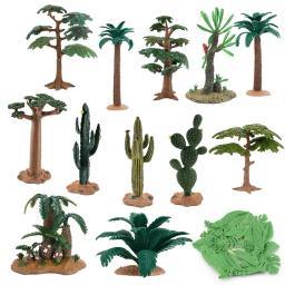 Modelo de simulação de árvores, trem ferroviário, jardim, parque, cenário, árvores em miniatura, decoração de paisagem, acessório de fazenda, figuras, árvores - Image 1