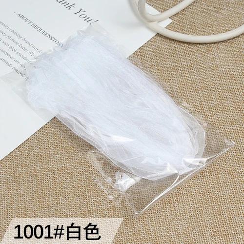 Fita de Organza para Embrulho de Presentes, Decoração de Casamento e Festas - 10m x 6mm