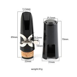 Bocal Kits com ligadura e Reed, baquelite cabeça, substituição para BB clarinete, bocal acessório - Image 6