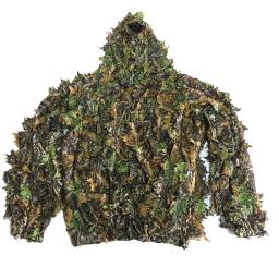 3D Leaf Yowie Sniper Ghillie Suit, Jungle Cap, Luvas de Camuflagem, Roupas de Caça Respiráveis para Observação de Aves - Image 2