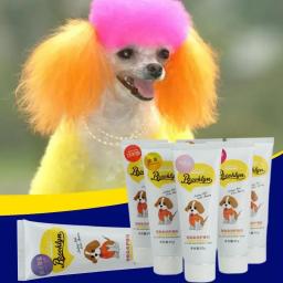 Agente de tingimento para coloração de cabelo brilhante para animais, cães e gatos, Pigmento de tingimento, Acessórios para cães seguros - Image 1