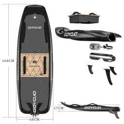 Prancha Elétrica de Fibra De Carbono, Jet Surf Prancha, Esportes ao ar livre à beira-mar, Surf aquático, Velocidade ajustável, Acima 65km por hora, Novo - Image 2
