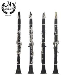 M MBAT-17 Keys 6 Anéis Clarinete com Kit de Limpeza, Peças Reeds para Iniciantes e Estudantes, Clarinete Preto B, Prática de Jogo - Image 4