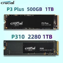 Pacote OEM Crucial SSD P3 Plus 500GB 1TB PCIe Gen4 3D NAND NVMe M.2 2280 e P310 1TB unidade de estado sólido integrada - Image 1
