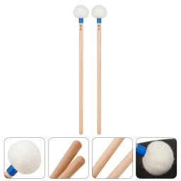 Timpani profissional baquetas, percussão instrumento acessório, feltro baquetas - Image 2