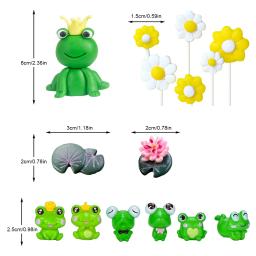 Decoração De Bolo De Princesa De Sapo, Topper De Festa De Jardim, Decoração De Bolo De Margarida - Image 2