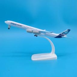 Alloy Prototype Airlines Aviões para Meninos, Modelo de aeronave, Adulto, Escritório Presente, 20cm, Escala 1:400, A340, A320NEO, A380 - Image 1