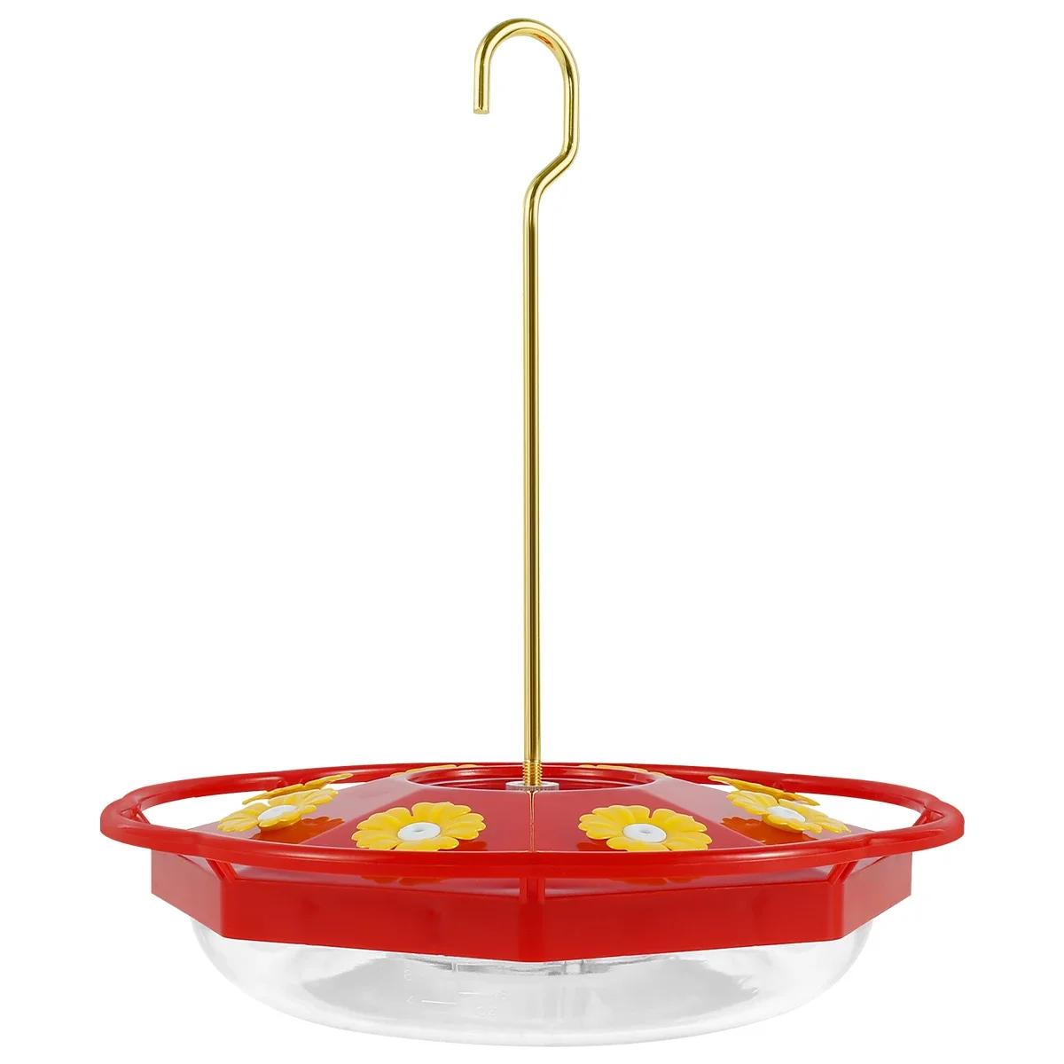 Pendurado Alimentador De Beija-flor, Formiga E Abelha Prova, Forma De Flor, Alimentador De Jardim Ao Ar Livre, 8 Alimentação - Image 1