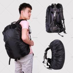30-80l mochila capa de chuva ao ar livre à prova dwaterproof água capa caminhadas acampamento saco de esportes acessório capa à prova de chuva protetor solar capa - Image 2