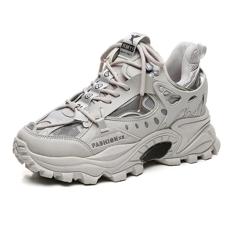 Designer Masculino Respirável Vulcanizar Sapatos, Sapatilhas Plataforma, Aumentar Altura, Ao Ar Livre, Original, Andando, Marca - Image 1