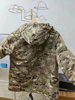Casaco de combate tático Windproof masculino, jaqueta de aquecimento, roupas de airsoft, casacos térmicos, camping, caminhadas, inverno - Image 5